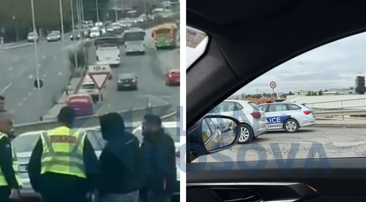 Aksident te rrethi në Lakrishtë të Prishtinës, krijohen kolona të gjata