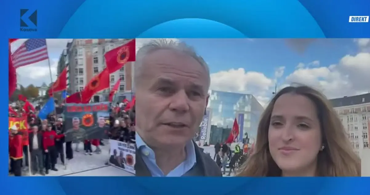 Protesta në Bruksel për ish-krerët e UÇK-së, organizatorja: Presim lirimin e çlirimtarëve (VIDEO)