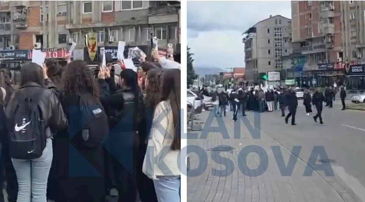 “Drejtësi për Arlindën” – Qytetarë e nxënës protestojnë para Gjykatës Themelore në Pejë