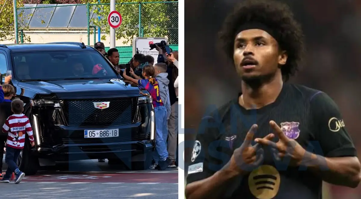 Karim Adeyemi mbërrin në stadiumin “Camp Nou” me tabelat 05 të Ferizajt