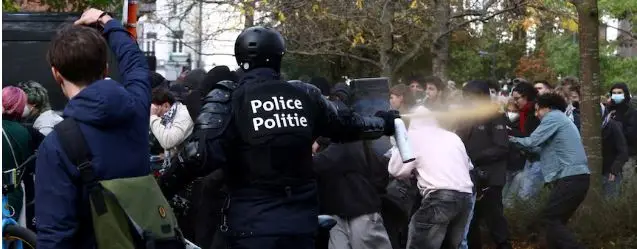 Protestat në Bruksel: Përleshje mes protestuesve dhe policisë
