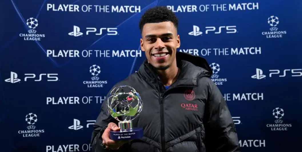 Shkëlqeu ndaj Barcelonës, Doue shpallet “Man of the Match”