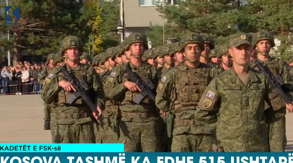 Kadetët e FSK-së: Kosova tashmë ka edhe 515 ushtarë (VIDEO)