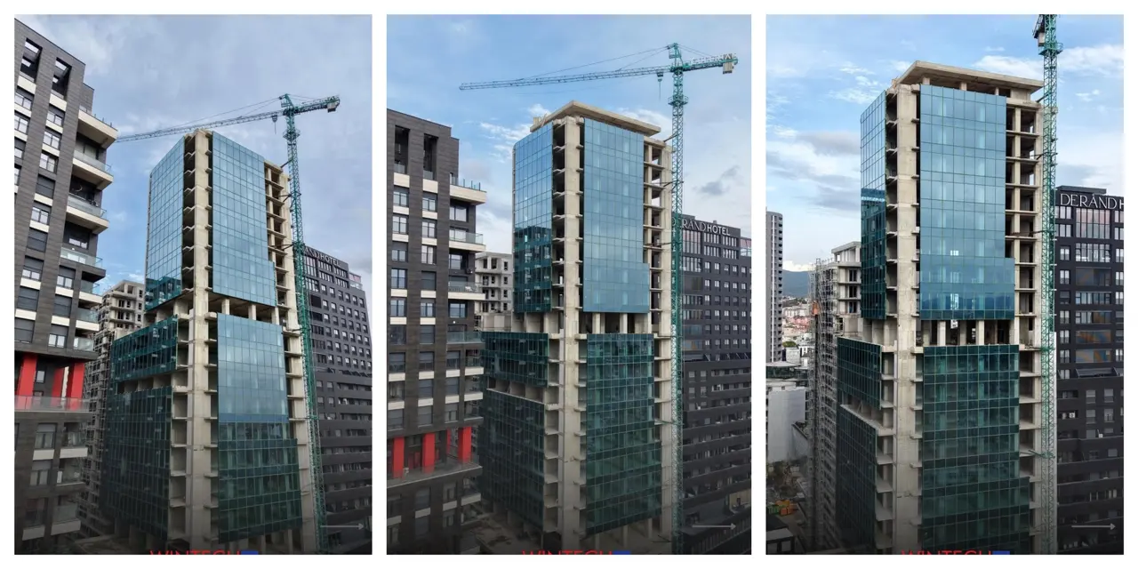 Për herë të parë në një projekt në Kosovë, kompania Wintech SHPK po realizon sistemin e fasadës modulare në projektin Cullinan Towers by Sherreti Group në Prishtinë