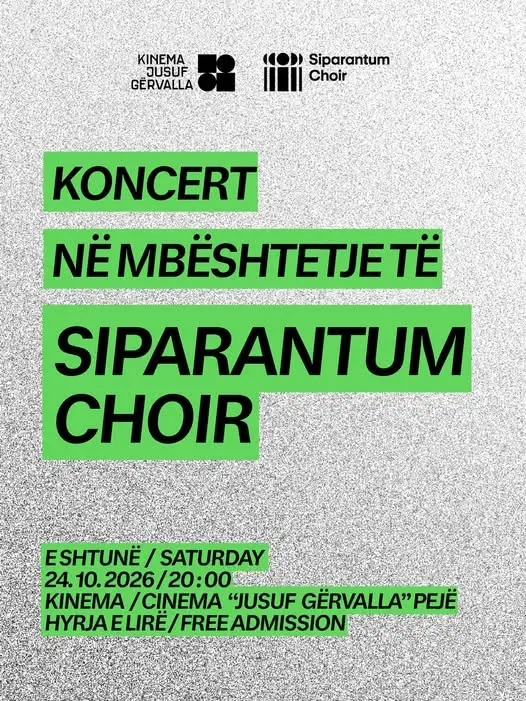 Kori Siparantum me koncert humanitar në Pejë për të përfaqësuar Kosovën në Pragë
