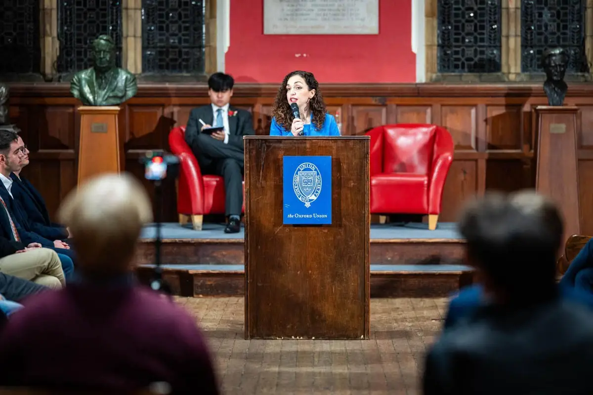 Osmani: Në Oxford Union, historia e Kosovës u dëshmua aty ku dëgjohen zërat e botës