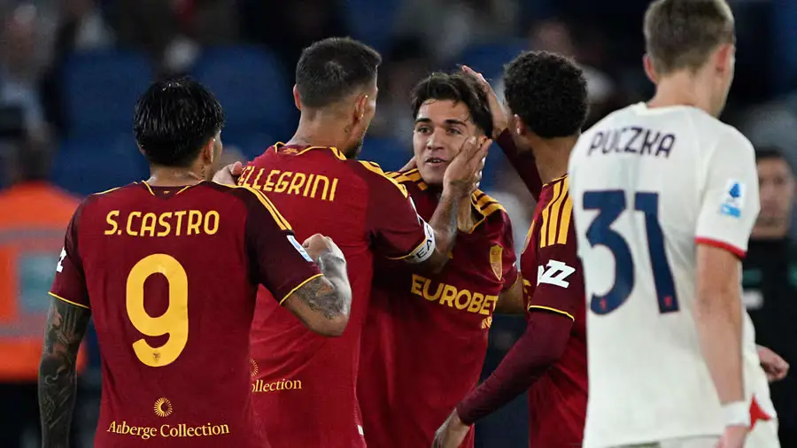 Roma fiton ndaj Genoas dhe i afrohet Interit në vetëm dy pikë
