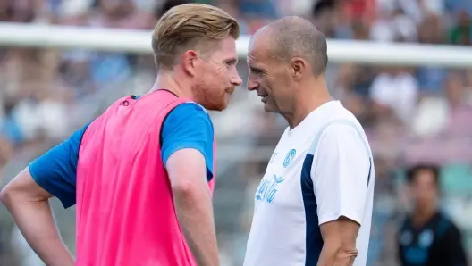 Tensione mes Kevin De Bruyne dhe Massimiliano Allegrit, belgu injoroi udhëzimet e trajnerit