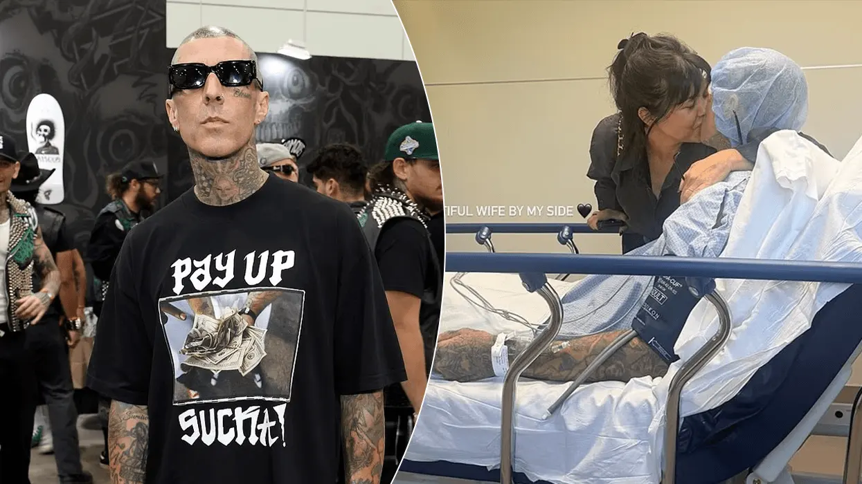 Travis Barker tregon gjendjen pas operacionit, pranë tij Kourtney Kardashian