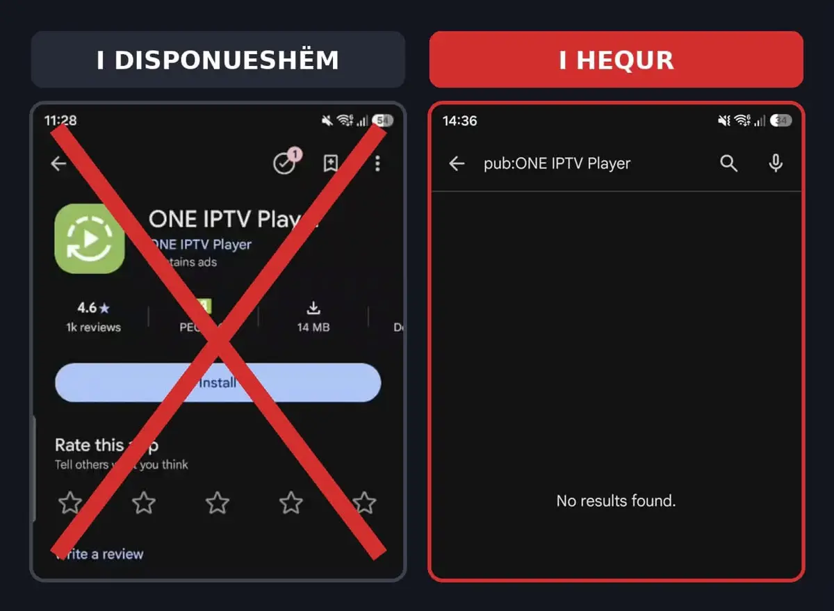 Pirateria audiovizive s’tolerohet, AMA heq për të dytën herë nga Google Play Store aplikacionin “One IPTV Player”